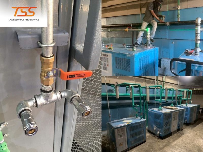 ออกแบบและติดตั้งปั๊มลม